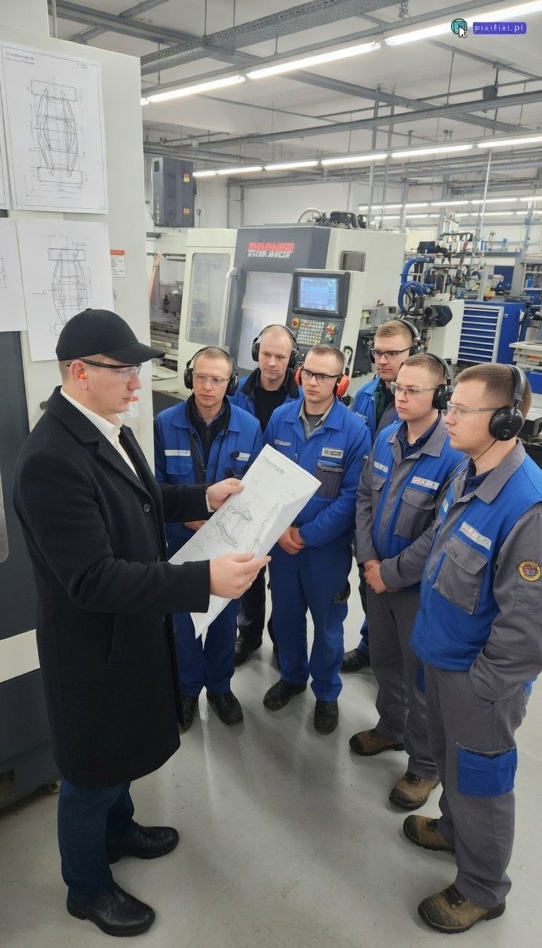 Close-up of repaired glass mould surface